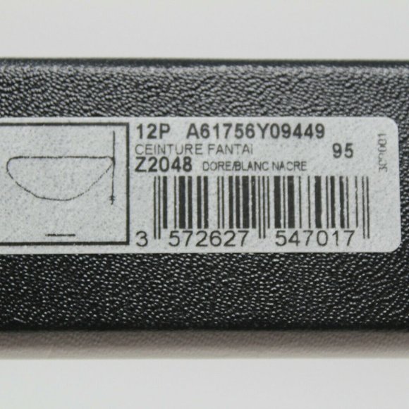 12P Logo Faux Pearl Chain Belt/Necklace - Picture 6 of 8